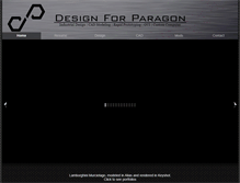 Tablet Screenshot of design4paragon.com